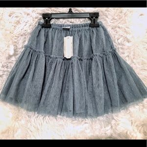 Edgehill Collection Layered Lace Skirt NWT